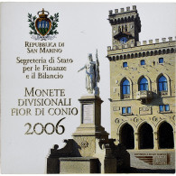 Saint Marin , Set Euros, 2006, Coffret, FDC - San Marino