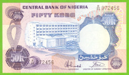 NIGERIA 50 KOBO 1973/1978  P-14g  UNC - Nigeria
