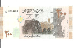SYRIE 200 POUNDS 2021 UNC P 114 B - Syria