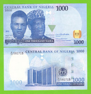NIGERIA 1000 NAIRA 2022 P-W49 UNC NEW COLOR - Nigeria