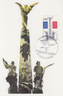 Carte  Maximum  1er  Jour   SAINT  PIERRE  Et   MIQUELON    Monument   Aux   Morts    1998 - Cartes-maximum