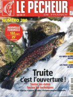 LE PECHEUR DE France N° 200  Pêche Truites  Poissons Silures Russes Technique - Hunting & Fishing