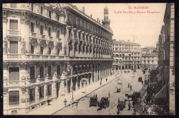 España - Madrid - Calle Sevilla Y Banco Hispano - Madrid