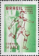 BRAZIL - BRAZIL WORLD SOCCER CHAMPION AT THE 6th FIFA WORLD CUP IN SWEDEN'58 1959 - MNH - 1958 – Suecia