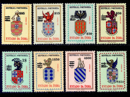 ! ! Portuguese India - 1959 Coat Of Arms W/OVP (Complete Set) - Af. 490 To 497 - MH - Portugiesisch-Indien