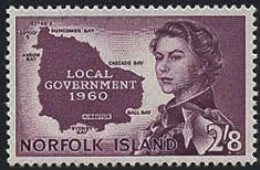 Norfolk-Insel 1960 Bildung Der Lokalen Regierung 40 Postfrisch - Norfolkinsel