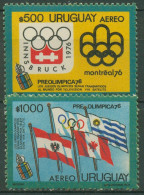 Uruguay 1975 Olympia Montreal & Innsbruck 1352/53 Postfrisch Blockeinzelmarken - Uruguay