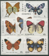 Angola 1982 Schmetterlinge 663/69 A Postfrisch - Angola