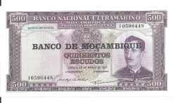 MOZAMBIQUE 500 ESCUDOS 1967 UNC P 118 - Moçambique