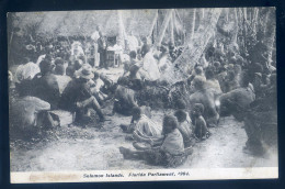 Cpa Océanie -- Melanesian Mission - Solomon Islands - Florida Parliament ,1904  -- Les ïles Salomon   LANR65 - Solomoneilanden