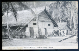 Cpa Océanie -- Melanesian Mission - Solomon Islands - Ysabel Vulavu Church  -- Les ïles Salomon   LANR65 - Solomoneilanden