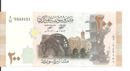 SYRIE 200 POUNDS 2021 UNC P 114 B - Syria
