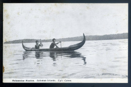 Cpa Océanie -- Melanesian Mission - Solomon Islands -  Ugi : Canoe  -- Les ïles Salomon   LANR65 - Salomon