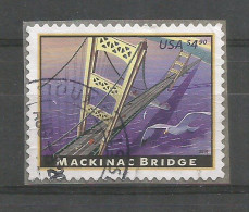 USA Express Mail HV 2010 Mackinac Bridge SC.# 4438 OFF-Paper In VFU Condition - Espressi & Raccomandate