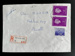 NETHERLANDS 1978 REGISTERED LETTER ZUIDWOLDE (DR) TO ZWOLLE 28-09-1978 NEDERLAND AANGETEKEND - Lettres & Documents