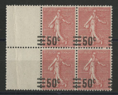 N° 224 ( X4) Neufs ** (MNH) VARIETE De SURCHARGE DEPLACEE Vers La Gauche TB Voir Suite - Nuovi