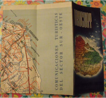 Uruguay. Plan Touristique. Montevideo. Carte. 1948 - Non Classificati