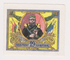 Vignette Militaire Delandre - 29ème Régiment Territorial D'infanterie - Vignettes Militaires