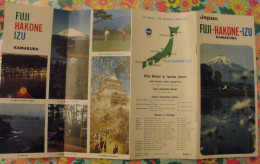 Japon. Plan Touristique. Fuji Hakone Izu Kamakura.  Carte Dépliant Tourisme 1972 - Unclassified