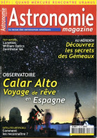 ASTRONOMIE Magazine  N° 76 Revue Des Astronomes Amateurs , Observatoire Calar Alto Espagne , Secrets Des Gémeaux - Wetenschap