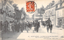 FRANCE - Saint Satur - Le Défilé Du Cortege Saint Roch Dans La Rue Du Commerce - Carte Postale Ancienne - Saint-Satur