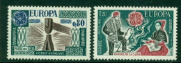 ANDORRA (French) 1976 Mi 274-75** Europa CEPT - Handicrafts [L3835] - 1976