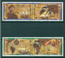 GIBRALTAR 1992 Mi 638-41 Pairs** Europa CEPT - 500th Anniversary Of The Discovery Of America [L3870] - 1992