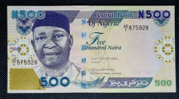 NIGERIA 500 NAIRA 2022 SC / UNC P-30s.2 - Nigeria