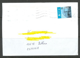 Belgique BELGIUM Belgien 2023 Cover To Estonia - Storia Postale