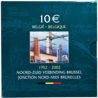 Belgique, 10 Euro, 2002, Bruxelles, Proof, FDC, Argent, KM:233 - Belgique