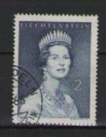 LIECHTENSTEIN  1960  EFFIGI DI PRINCIPI  UNIF. 349B   USATO  VF - Oblitérés