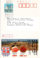 72716 - Japan - 1990 - ¥41 Reklame-GAKte "Rindfleisch & Erdbeeren Aus Saga" TOSHIMA -> Sagamihara - Levensmiddelen
