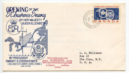 Canada 1959 FDC Scott 387 Opening Of The St. Lawrence Seaway - 1952-1960