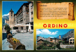 73791101 Ordino Andorre Teilansichten Bergdorf Kirche  - Andorra