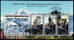 New Zealand 2009 TIMPEX 2009 Exhibition  Minisheet Used - Usados
