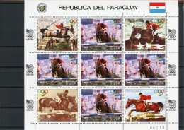 Paraguay Kleinbogen 4200 Postfrisch Olympische Spiele #JJ983 - Paraguay