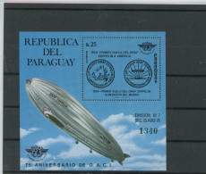 Paraguay Block 334 Postfrisch Zeppelin #JK562 - Paraguay