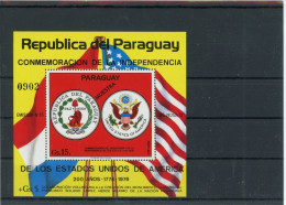 Paraguay Block 262 Postfrisch Unabhängigkeit #JK874 - Paraguay