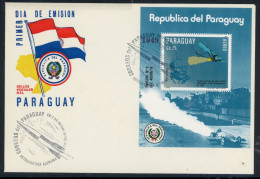 Paraguay Block 384 Rakete Ersttagesbrief/FDC #JR923 - Paraguay