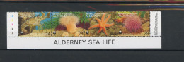 Alderney Viererstreifen 61-64 Postfrisch Meerestiere #IJ467 - Alderney