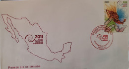 SD)2011, MEXICO, FIRST DAY OF ISSUE COVER, NATIONAL TOURISM DAY IN MEXICO, FDC - Mexico