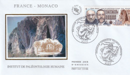 2010 " FRANCE / MONACO : 100 ANS DE L'INSTITUT DE PALEONTOLOGIE " Sur Enveloppe 1er Jour N° YT 4456 FDC à Saisir !!! - Vor- Und Frühgeschichte