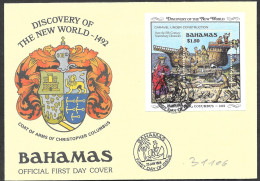 Bahamas: FDC, Scoperta Dell'America, Discovery Of America, Découverte De L'Amérique - Christophe Colomb