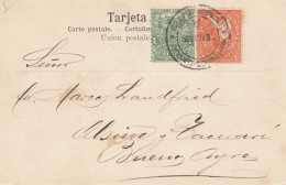 Uruguay 1906: Post Card MontevideoDiligencia Vadeando Un Arroyo To Buenos Aires - Uruguay