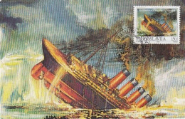 MAXIMUM CARD Yugoslavia 2532,ships,Titanic - Maximumkarten