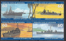 MICRONESIA 435-438,unused,ships - Micronésie