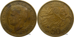 Monaco - Principauté - Rainier III - 50 Francs 1950 - TTB/XF45 - Mon6146 - 1949-1956 Old Francs