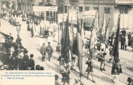 BELGIQUE - Cortège De La Fête Des Halles Et Marchés Bruxellois - Tête Du Cortège - Carte Postale Ancienne - Sonstige & Ohne Zuordnung