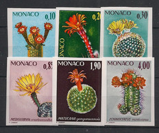 MONACO - 1974 - N°YT. 997 à 1002 - Cactus - Non Dentelé / Imperf. - Neuf Luxe ** / MNH / Postfrisch - Plaatfouten En Curiosa