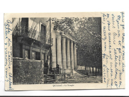 CPA  DPT 30 QUISSAC , LE TEMPLE  En 1917! - Quissac